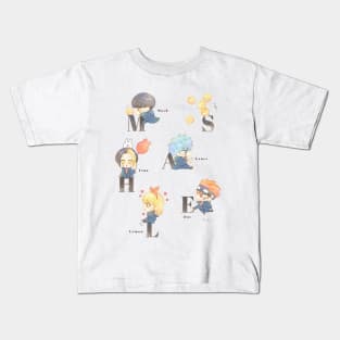 Mashle: Alphabet and Muscles Kids T-Shirt